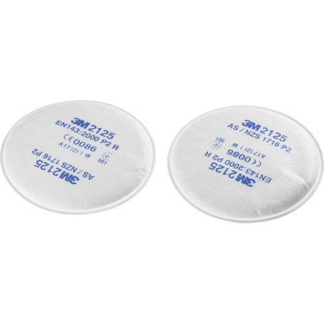 3M Partikelwechselfilter-Set, 10 Paar P2R rund 10 Stk