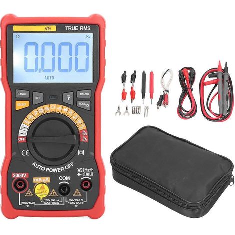 Digitales Multimeter 2000V Hochspannungsprüfer Strommesser NCV-Werkzeug zur Messung (1/4)
