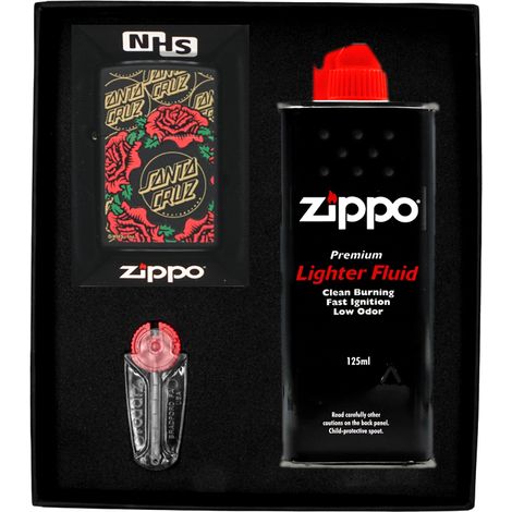 Coffret cadeau briquet ZIPPO Santa Cruz Design n° 1 (1/3)