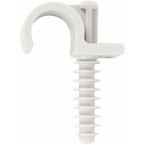 Collier cheville plastique simple - Tube diamètre 25 mm - Vendu par 100 - IFix-Ring - ING Fixation (1/5)