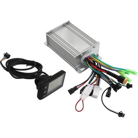 Bürstenloser Motorsteuerungssatz mit LCD-Bildschirm, hervorragende Wärmeableitung, geeignet für Motorsteuerungen von Elektrorollern und Fahrrädern. (1/4)