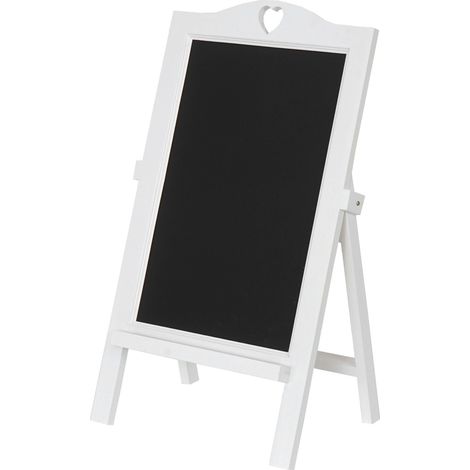 Pannello pubblicitario in gesso per interni ed esterni 66x37x27 cm aspetto vintage invecchiato bianco 040004309