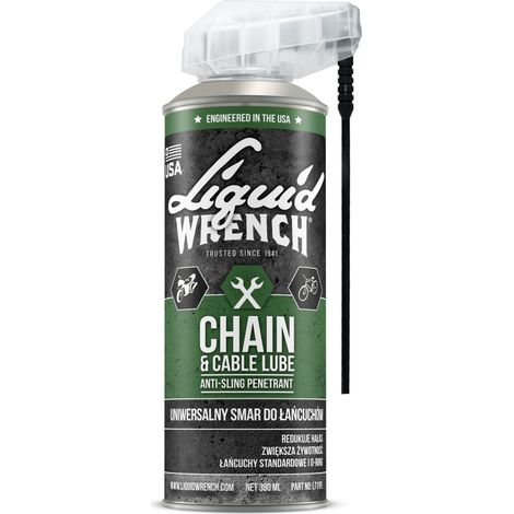 Spray lubricante para cadenas y cables LIQUID WRENCH 380 ml