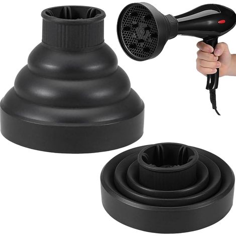 Krullende diffuser, universeel, opvouwbaar, draagbaar, voor haardroger met een diameter van 6cm