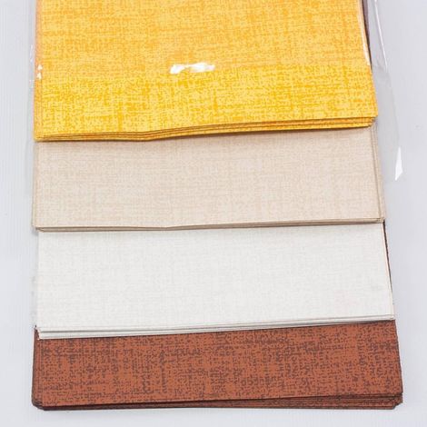 Sachets d'emballage en toile coloris assortis, 15x25 cm, paquet de 100 (lot de 3)