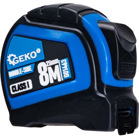 Metro a nastro Geko a doppia faccia 8 m/25 mm autosnylon Classe I (1/5)