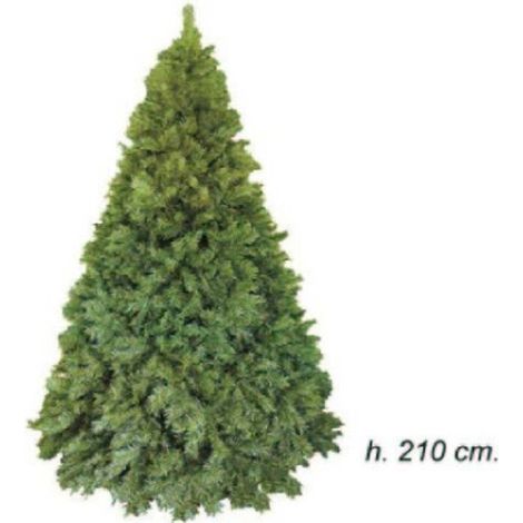 Albero abete di natale classico 1640 rami - altezza 210 cm