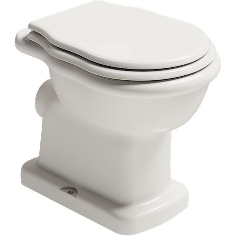 Vaso boheme. bianco lucido - cm 54x36,5x38 - scarico parete - sedile escluso