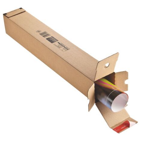 Tube carré d'expédition 70,5 x 10,8 x 10,8 cm - Lot de 10