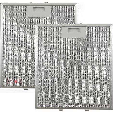 Lot de 2 Filtre, Aluminium 267x305x9mm, Compatible Elica Whirlpool Electrolux, Hotte Cuisine (1/4)