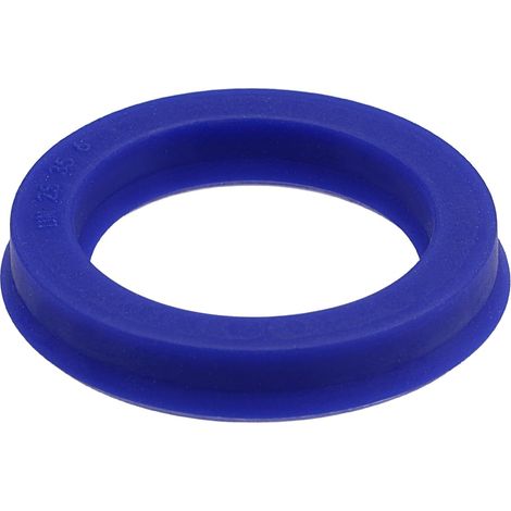 Joint d'arbre radial UN, joint d'huile PU industriel pour vérins hydrauliques (bleu, diamètre intérieur 25 mm x diamètre extérieur 35 mm, largeur 6 mm) (1/5)