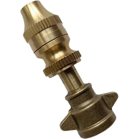 Brass Garden Hose Nozzle Jets Sweeper Nozzle,Highs Pressure Long Ranges Washer Nozzle for Chemicals Sprayings,Car Washing (1/5)