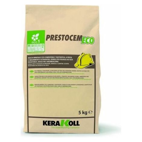 Prestocem eco malta ultrarapida kg 5 kerakoll