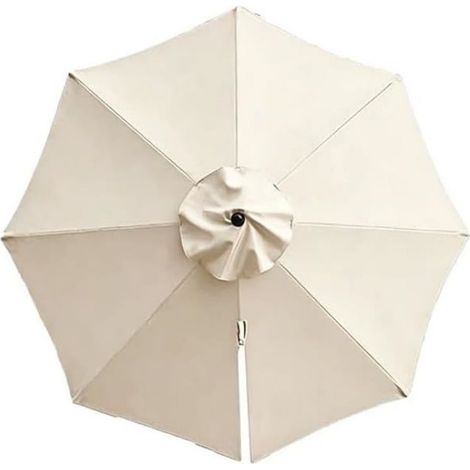 Toile Parasol 8 Baleines 3m 3.5m Déporté Garden Parasol Cover Auvent De Remplacement Umbrella Canopy De Terrasse, Protection UV Hous (1/5)