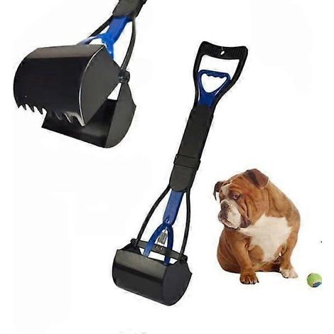 Hundekotschaufel – Praktisch – Tragbar – Langer Griff – Kunststoff – Schwarz (1/4)