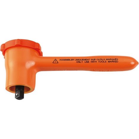 Tournevis porte-embout à cliquet Carré Facom 6,35 mm, longueur 125 mm ( Prix pour 1 )