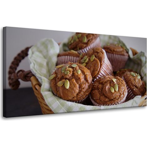 Leinwanddruck „Küchen-Cupcakes-Süßigkeiten“ 80x40