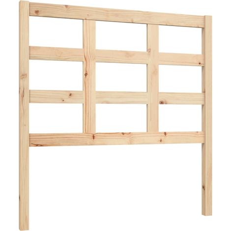 Testiera per dormire accessorio per camera da letto 95,5 x 4 x 100 cm in legno di pino massiccio TDL0205894