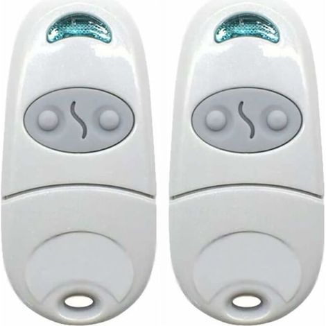 Kaelt - XVX (2, Blanc)Télécommande Universelle Portail, Télécommande pour Ouvre-Porte de Garage, émetteur de clé Portable, Télécommande de Porte de Garage pour Came Top 432NA/432EE/432 EV/432M THISNDE (1/5)