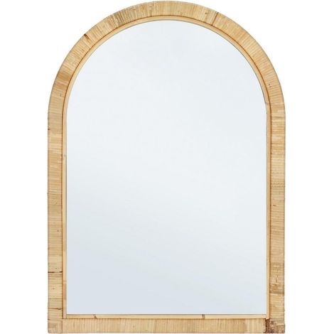 Espejo arco natural de ratán 50x70 Hakima (1/2)