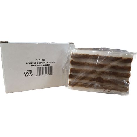 TIPTOP - Boîte 50 Tresses courtes (2x25) Sealfix - 5101820 - Ce produit de marque TIP TOP est neuf.