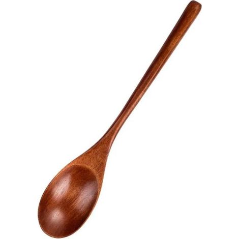 Cuillère à dessert en bois (sans fil), lot de 1