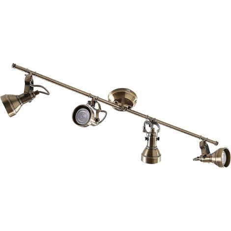 Lindby Lámpara de techo 'Perseas' en Bronce Metal