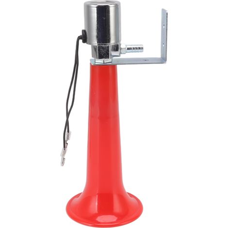 GARRYFIZH Klaxon universel pour voiture, train ou bateau, ultra puissant (180 dB), à trompette unique, alimentation CC 12-24 V