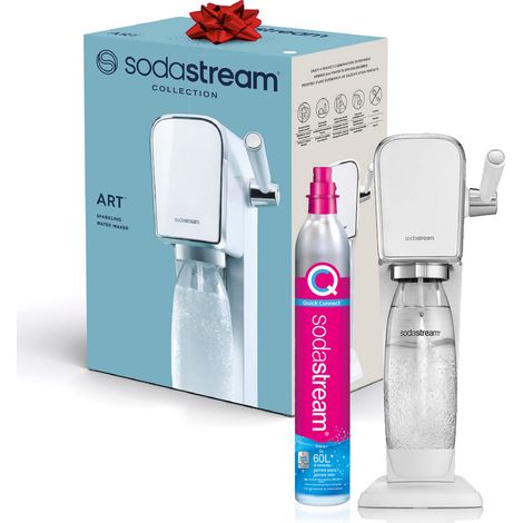 Gasatore Sodastream Art bianco con bottiglia