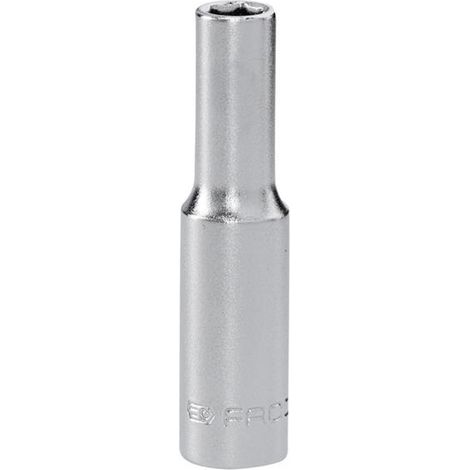 Facom R.5.5LAT 1/4in Drive 6-Point Deep Socket 5.5mm - Chrome ... (1/2)