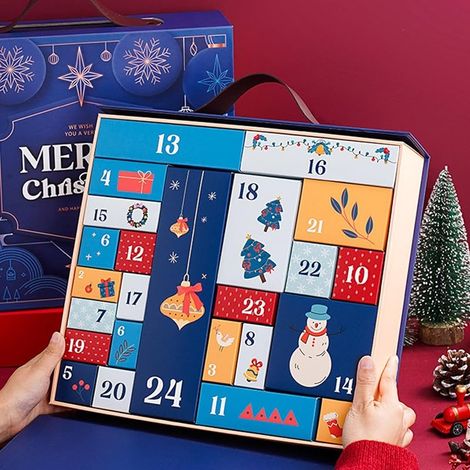 Adventskalender zum Ausfüllen – 24-tägiger DIY-Adventskalender, leere Adventskalender-Boxen, Weihnachtsdekoration, leere Geschenkboxen (1/5)