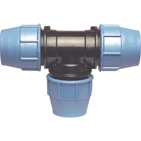 Raccord plastique Té égal pour tube PE Ø25 mm