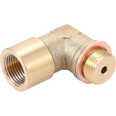 Entretoise d'extension de sonde lambda O2 à angle de 90° pour décatalyseur à hydrogène (1/5)