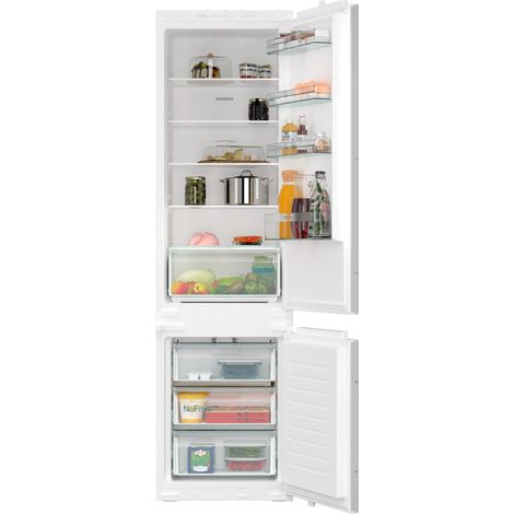 Siemens iQ100 KI96NNSE0. Capacità netta totale: 290 L. Cerniera porta: Destra. Classe climatica: SN-ST, Emissione acustica: 34 dB. Capacità netta frigorifero: 215 L, No Frost (frigorifero), Luce in... (1/5)