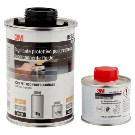 3M 8827 SIGILLANTE PROTETTIVO POLIURETANICO GRIGIO 500 GR (1/5)