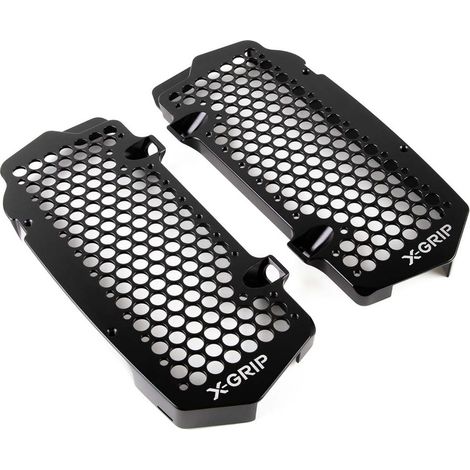 Set Protectores de Radiador X-GRIP Negros KTM/Husqvarna/Gasgas 2023+