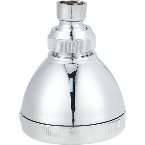 Pommeau de douche de salle de bain, pommeau de douche à jet supérieur, petit pommeau suspendu chromé argenté (1/5)