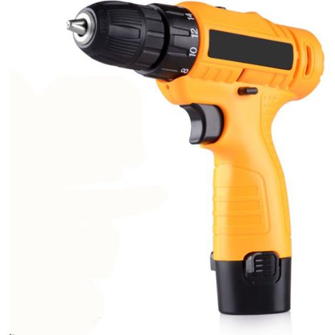 Perceuse électrique sans fil 12 V, mini perceuse électrique multifonction rechargeable avec fonction de relevage.