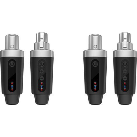 Compatible avec deux nouveaux systèmes d'adaptateurs XLR pour émetteurs et récepteurs de microphones sans fil, adaptés aux microphones dynamiques et aux systèmes de mixage audio pour guitare. (1/5)