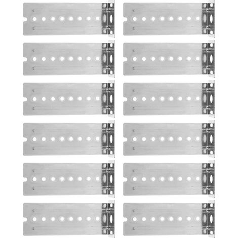 Lot de 12 supports tiroir coulissants pour clavier en acier inoxydable (1/5)