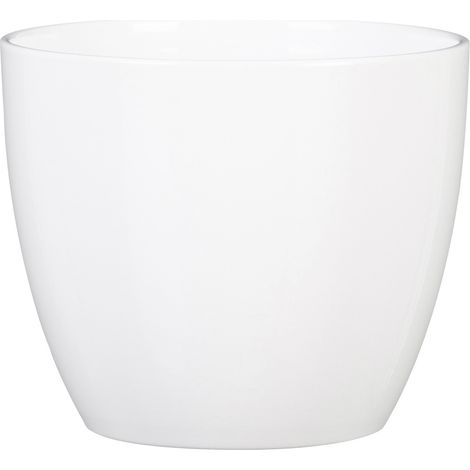 Scheurich Übertopf Serie 920 Ø 22 x 19,5 cm alaska weiß Keramiktöpfe