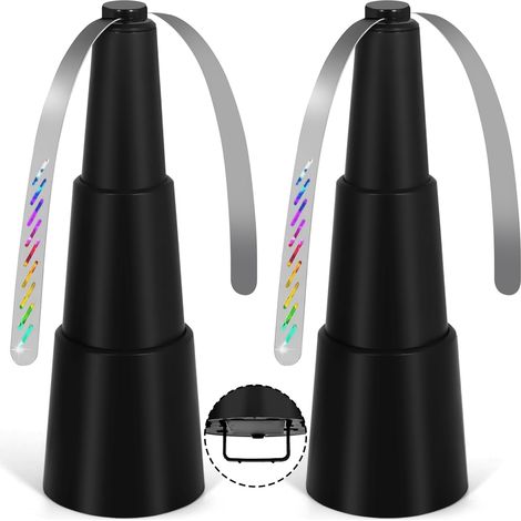 Moustiques Repoussent Les Ventilateurs, 2 Pièces Ventilateur Anti Mouche Indolore pour Eloigner Les Mouches de la Table, Repellent Moustique Fan pour Maison Dîner, Pique-Nique et Barbecue (1/5)