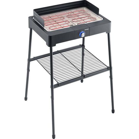 [NEUWERTIG] B-Ware Severin Elektro Tischgrill PG 8566 Grillgerät mit Kontrollleuchte schwarz 2200W (1/2)