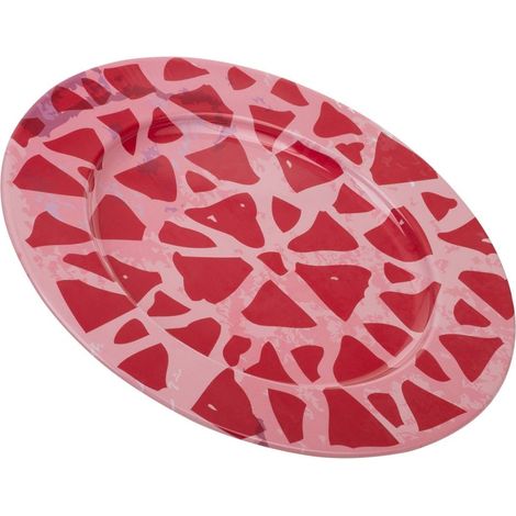 Plato de metal rosa d33x1,5 (1/4)