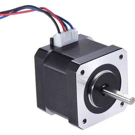 5 pièces moteur pas à pas Nema 17 2 phases 1,8° 0,9A 0,4N.m 42mm avec câble pour imprimante 3D CNC pièce de rechange (1/4)