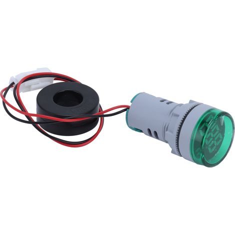 Ampèremètre numérique universel, voyant lumineux, 220 V CA, AD16-22DSA vert