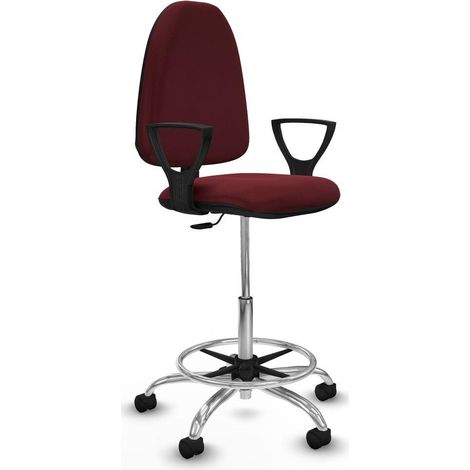 Piqueras y Crespo BFN05RN Silla de Oficina Granate