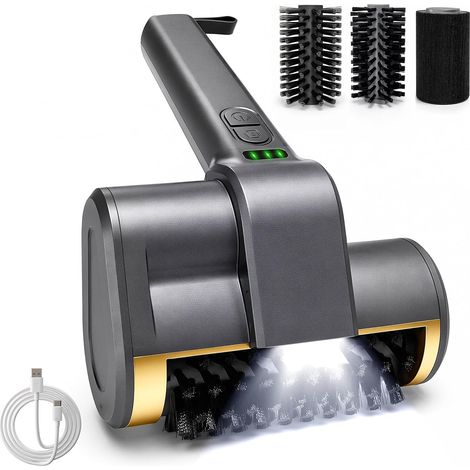 Brosse électrique pour barbecue extérieur,nettoyeur de barbecue avec 3 têtes de brosse,brosse rotative sans fil à 3 vitesses,angle réglable,autonomie de 150 minutes,outil de nettoyage pour (1/5)