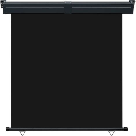 Maison Exclusive - Tendalino Laterale per Balcone 165x250 cm Nero (1/5)