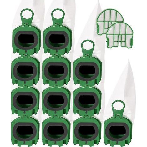 Sac à poussière compatible avec les aspirateurs Vorwerk Kobold Vb100 Fp100 Accessoires pour aspirateurs Sacs d'aspirateur (1/3)